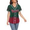 Custom Baseball Jersey for Women Hockey City Skyline Design Hip Hop Button Down Shirt Stitched/Printed Personalized Name & Number Fans Gift for Hockey Mom Women Girls S-4XL view 2