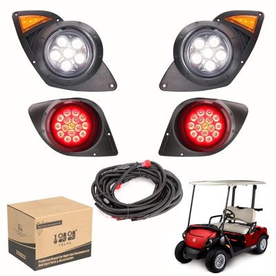 10L0L Golf Cart Light for Yamaha G29 Since 2007, Headlight Taillight Assembly Upgrade (Must Input 12 Volt) (G29 Light)