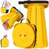 Fishboy Upgraded Collapsible Stool, 400lbs Max Weight, Lightweight But Sturdy, Portable Retractable Folding Telescoping Foldable Camping Stool for Adults Outdoor Fishing Hiking Gardening Travel BBQ view 1