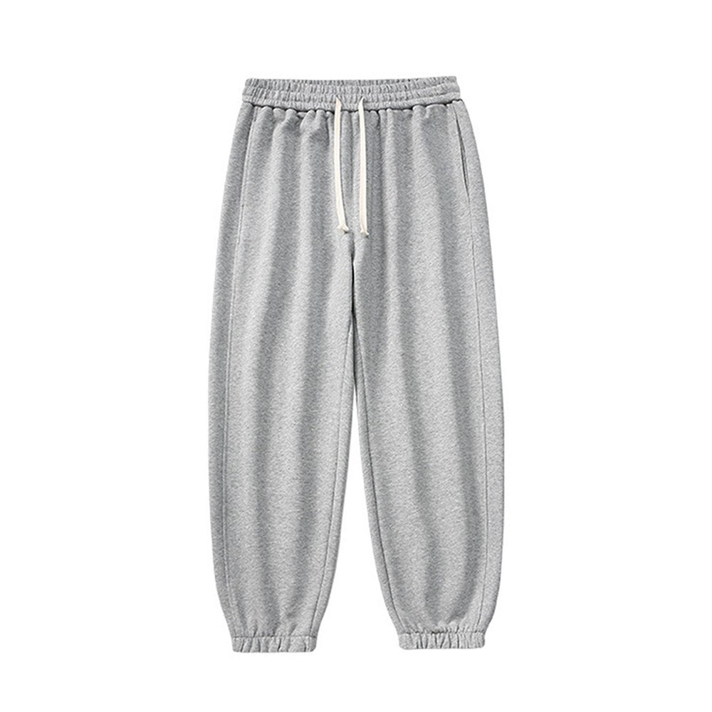 Maiyifu-GJ Men's Lightweight Joggers Pants Sweatpants Elastic Waist Drawstring Casual Pants Athletic Running Hiking Trousers (Light Grey,Small)