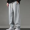 Maiyifu-GJ Men's Lightweight Joggers Pants Sweatpants Elastic Waist Drawstring Casual Pants Athletic Running Hiking Trousers (Light Grey,Small) view 2
