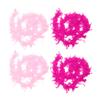 CALLARON 4pcs Plume Boas for Dress up and Crafts Trim Accessories for Parties Costumes and Stage in Light view 2