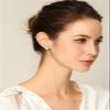 Clip on Earrings for Women Round Studs Sterling Silver Hypoallergenic Earrings Bling Moonstone Jewelry view 2