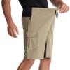 SWJGLITTR Men's Mountain Bike Shorts Lightweight Cycling Pockets Short Pants Quick Dry Military Loose Fit Short (Khaki Color,Small) view 4