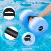 1 Pair EVA Foam Water Dumbbells for Pool Exercise, Water Weights Aquatic Exercise Dumbbells, Aquatic Fitness Weights, Enhance Your Fitness Journey with Water Aerobics Equipment and Pool Weights(Blue) view 2