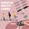 Scooter for Kids 6-12 & Adults | Adjustable Height, Foldable, Lightweight Aluminum Frame | Holds Up to 220lbs | Smooth Ride on Any Terrain view 3