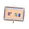 Sosoport 1set Leather Zipper Volleyball Board Dry Erase Markers Portable Clipboard for Lightweight Design for and Players view 2