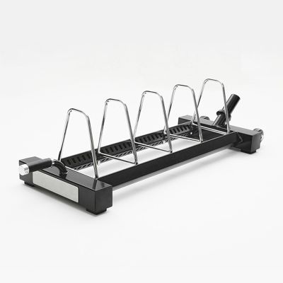 Barbell Plate Organizer for Home Gym, Adjustable 4 Slots Barbell Storage Rack, Weightlifting Storage & Arrangement, Women Men Workout Fitness Class
