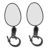 YYDStes Compatible With Xiaomi M365 1S PRO Mi3 Handlebar Rear View Mirrors Universal Electric Scooter Rearview Mirror 360 Degree Rotatable (Color : 2pc) view 1