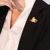 WCB1FPu Ladies Brooch Personality Brooch New Bird Brooch Pin Accessories Brooch (D) view 3