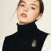 WCB1FPu Women's Brooch Fashion Vintage Insect Brooch Personality Alloy Ladies Rhinestone Opal Pin view 2