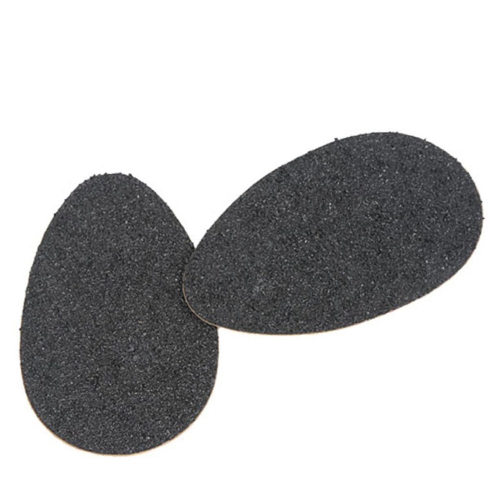 FOMIYES 1pair Self-Adhesive Shoe Sole Protectors Rubber High Heel Pads for Women Non- Stickers for Boots Sandals Easy to Apply Black