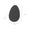 FOMIYES 1pair Self-Adhesive Shoe Sole Protectors Rubber High Heel Pads for Women Non- Stickers for Boots Sandals Easy to Apply Black view 3