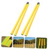 WHAMVOX 2 Pack Soccer Training Pole Agility Training Tool Football Agility Rods Men's Equipment Soccer Poles Yellow 1m Collapsible view 3
