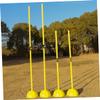 WHAMVOX 2 Pack Soccer Training Pole Agility Training Tool Football Agility Rods Men's Equipment Soccer Poles Yellow 1m Collapsible view 4