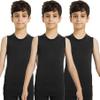 LNFINTDO Boys Compression Tank Tops Athletic Sleeveless Shirt Youth Quick Dry Undershirt Workout Baselayer Football T Shirts view 1