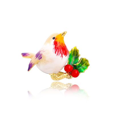 WCB1FPu Ladies Brooch Personality Brooch New Bird Brooch Pin Accessories Brooch (B)