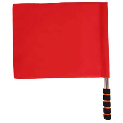 Parliky Soccer Referee Flag Compact Handheld Flag for Match Conducting Competition Atmosphere