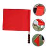 Parliky Soccer Referee Flag Compact Handheld Flag for Match Conducting Competition Atmosphere view 2