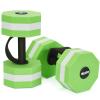 1 Pair EVA Foam Water Dumbbells for Pool Exercise, Water Weights Aquatic Exercise Dumbbells, Aquatic Fitness Weights, Enhance Your Fitness Journey with Water Aerobics Equipment and Pool Weights(Green) view 1
