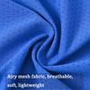 SUMABA Mens Sexy Bulge Enhancing Low Rise Pouch Underwear Hot Blue Breathable Mesh Panties Male High Cut xxl view 3