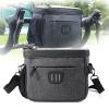 Bicycle Basket, Large-Capacity Cycling Bag, Mountain Bike Handlebar Bag, With Mobile Phone Holder, Shoulder Straps, Reflective Strips, Suitable For Bicycles, Motorcycles, And Electric Bicycles