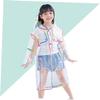 balacoo Reusable Eva Hooded Poncho for Boys and Girls Thick Raincoat Colorful Design Lightweight and Compact for Outdoor Activities and view 2