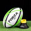 FORZA Rugby Balls [12 Pack] - Premium Training & Official Match Balls | Mesh Carry Bag Included (Club (Green), 2) view 3