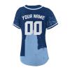 Custom Baseball Jersey for Women Fashion City Skyline Design Hip Hop Button Down Shirt Stitched/Printed Personalized Name & Number Fans Gift for Baseball Mom Women Girls S-4XL view 3