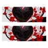 VTGHDEEQ Gym Towels,Hand Towels,Workout Towels for Gym Bag,Art Heart Flower Love,2-Pc, 11.5x32 in, T9jc7ezqsprz, Iu5n0rijirfv view 1