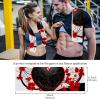 VTGHDEEQ Gym Towels,Hand Towels,Workout Towels for Gym Bag,Art Heart Flower Love,2-Pc, 11.5x32 in, T9jc7ezqsprz, Iu5n0rijirfv view 4
