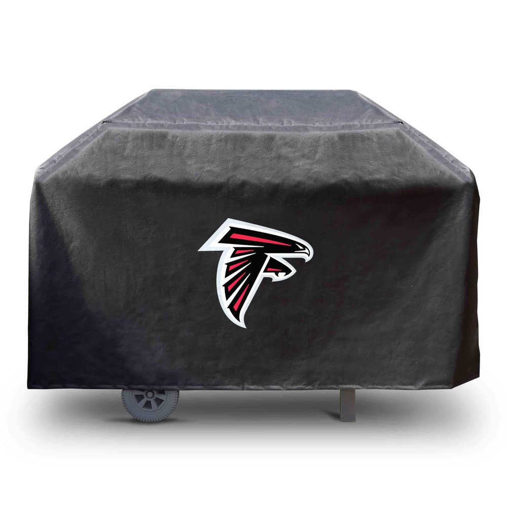 FANMATS 41155 NFL - Atlanta Falcons Rectangular Black Grill Cover - Fits 3 and 4 Burner Grills - 68in x 21in x 35in