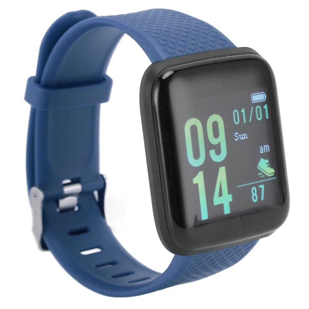 Yoidesu Smart Watch Fitness with Monitor Sleep, Sports Modes Activity Step Calorie Counter, IP65 for Andriod iOS Women Men (Blue)