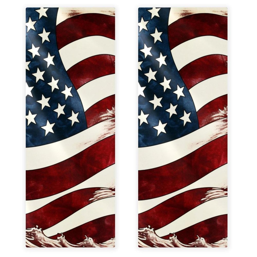 VTGHDEEQ Hand Towels for Bathroom,Gym Towels for Working Out,Sports Towel,American Flag Striped Waves,2-Pc, V4dm3nqedjoo, Sk5i5riksmrg