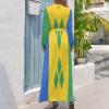 Skirts for Womens Summer Fall Dress Top Saint Vincent and The Grenadines Flag Casual Long Dress for Casual Womens Dress XL view 2