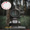 Feyachi RS-23 Red Dot Sight with M40 3X Magnifier Combo Kit, 1x22mm Red Dot Sight & Magnifier Built-in Flip Mount Combo, Absolute Co-Witness view 4