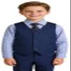 Boy's Formal Suit Set Slim Fit Kids Tuxedo Suits for Wedding Teen Toddler Boy Dress Suit Outfit Size 4 Dark Blue view 2