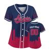 Custom Baseball Jersey for Women Fashion City Skyline Design Hip Hop Button Down Shirt Stitched/Printed Personalized Name & Number Fans Gift for Baseball Mom Women Girls S-4XL view 1