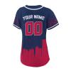 Custom Baseball Jersey for Women Fashion City Skyline Design Hip Hop Button Down Shirt Stitched/Printed Personalized Name & Number Fans Gift for Baseball Mom Women Girls S-4XL view 3