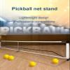 BPVCMHOS Lightweight Pickleball Net Stand, Durable Tennis Pickleball Nets Easy to Install, for Sports Field Driveway Backyard view 2