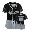 Custom Baseball Jersey Football City Skyline Design Hip Hop Button Down Shirt Stitched/Printed Personalized Name & Number Fans Gift for Football Mom Women Girls S-4XL view 1
