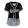 Custom Baseball Jersey Football City Skyline Design Hip Hop Button Down Shirt Stitched/Printed Personalized Name & Number Fans Gift for Football Mom Women Girls S-4XL view 2