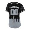 Custom Baseball Jersey Football City Skyline Design Hip Hop Button Down Shirt Stitched/Printed Personalized Name & Number Fans Gift for Football Mom Women Girls S-4XL view 3