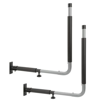 Car Roof Box Wall Mount Rack, High Strength Foldable Telescopic 50KG Load Bearing Car Kayak Storage Hooks Hanger for Canoes Surfboard