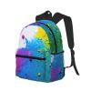 ZISHAK Paint Splatter Backdrop Print Lightweight Comfortable Backpack,Ideal For Travel And Outdoors Casual Use view 2