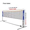 BPVCMHOS Sturdy Badminton Net with Stand, Portable Pickleball Tennis Nets, for Backyard Park Gym Beach, Easy to Install (Size : 3.1m/10ft) view 3
