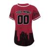 Custom Baseball Jersey for Women Fashion City Skyline Design Hip Hop Button Down Shirt Stitched/Printed Personalized Name & Number Fans Gift for Baseball Mom Women Girls S-4XL view 4
