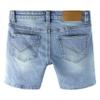 KIDSCOOL SPACE Baby Denim Shorts,Strtchy DenimAbove Kneee Ripped Summer Short Pants, Light Blue, 18-24 Months view 2