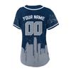 Custom Baseball Jersey Football City Skyline Design Hip Hop Button Down Shirt Stitched/Printed Personalized Name & Number Fans Gift for Football Mom Women Girls S-4XL view 4