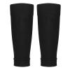 2 Pairs Shin Guard Sleeves Shin Pad Socks Nylon Size 3847 Sports Accessory for Soccer Football (Black) view 1